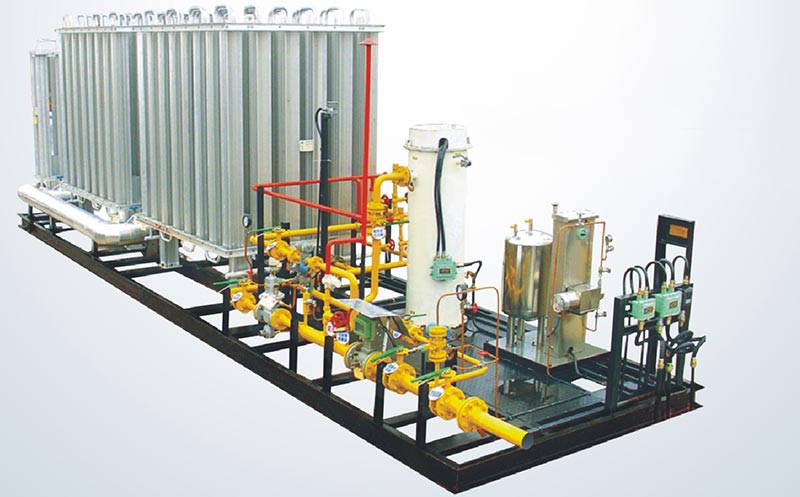 LNG Regulating-Metering Skid Mounted with Smell